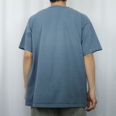 画像3: 90's Champipon 青刺繍タグ 後期 ロゴプリントTシャツ L (3)