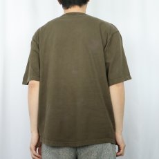 画像3: 90's Champipon 青刺繍タグ 後期 ロゴプリントTシャツ M (3)