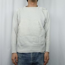 画像2: 40's ドラポケ×後付けスウェットフーディー (2)