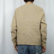 画像3: 60's GLEN DEE ウール×モヘアニットカーディガン L (3)