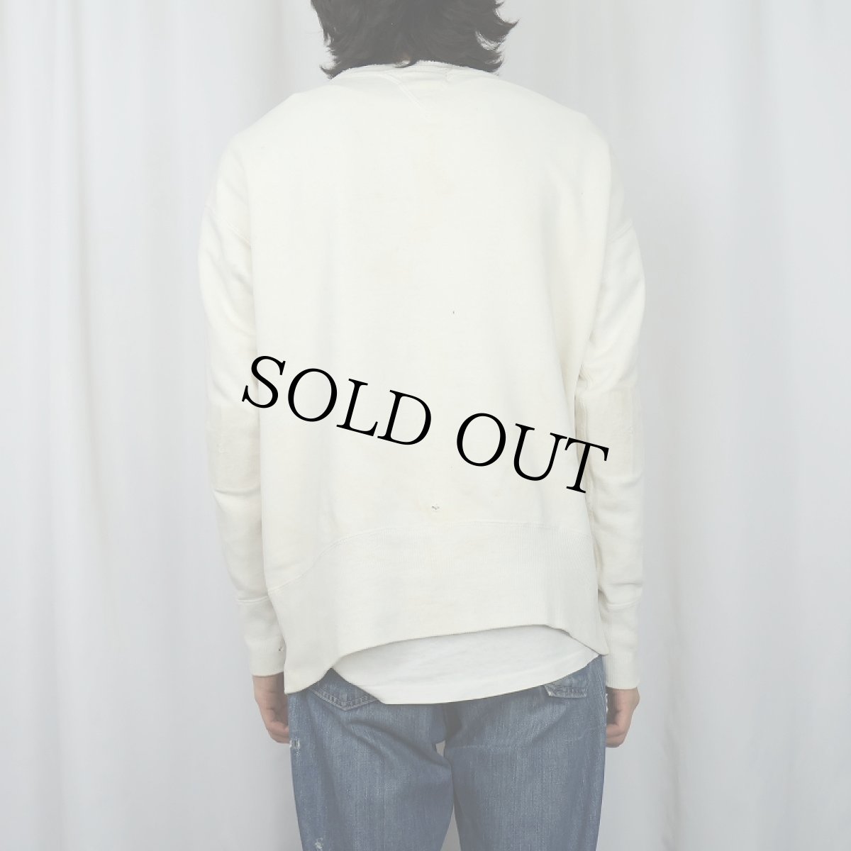 画像3: 50's Champion プリティランタグ "WORCESTER TECH" 両Ｖ プリントスウェット SIZE44 (3)