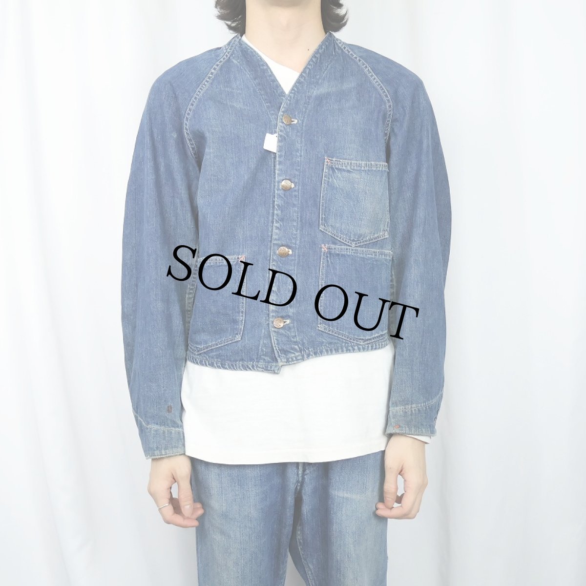 画像2: 50's PAY DAY by J.C.Penny デニムエンジニアジャケット (2)