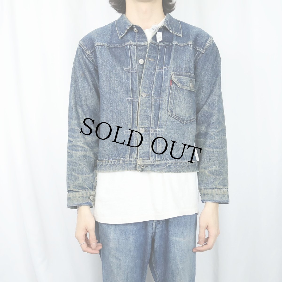 画像2: 40's LEVI'S 506XX "針刺しシンチバック" 1st (2)