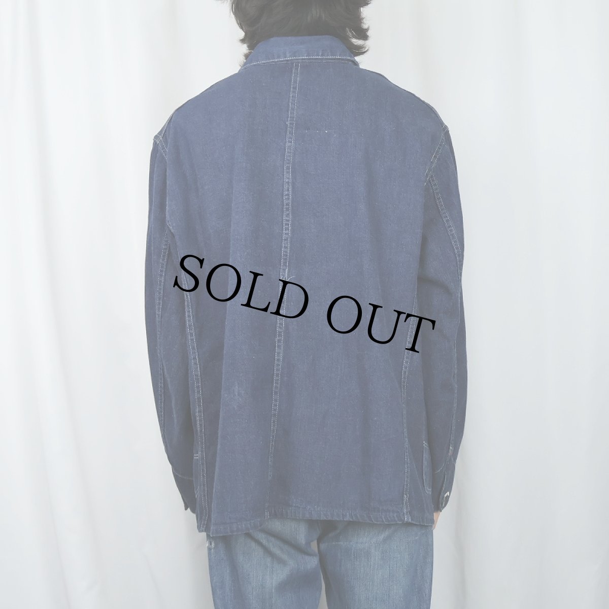 画像3: 50's UNKNOWN デニムカバーオール (3)