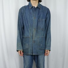 画像2: 40〜50's WEARWELL デニムカバーオール (2)