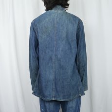 画像3: 40〜50's WEARWELL デニムカバーオール (3)