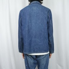 画像3: 40's WWII U.S.ARMY M-41 メタルボタン デニムカバーオール (3)