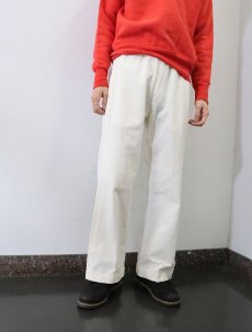 画像2: 30〜40's UNKNOWN コットンワークパンツ W33 (2)