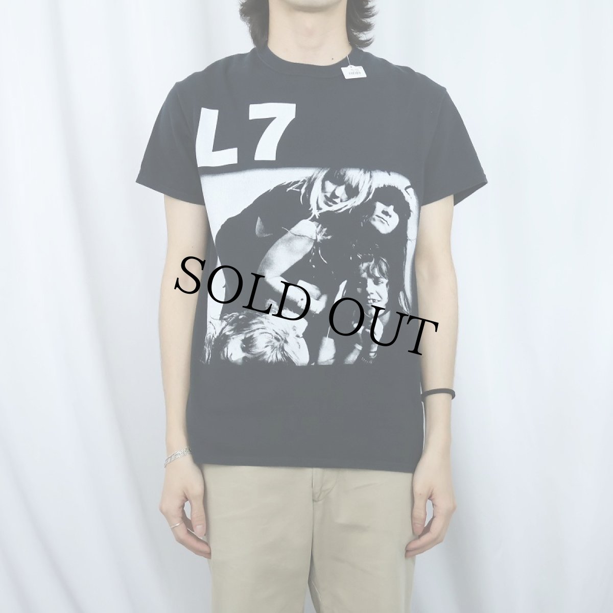 画像2: L7 ロックバンドTシャツ BLACK (2)