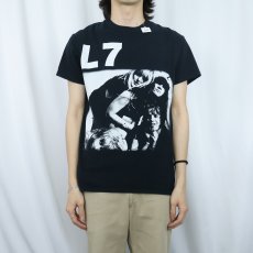 画像2: L7 ロックバンドTシャツ BLACK (2)