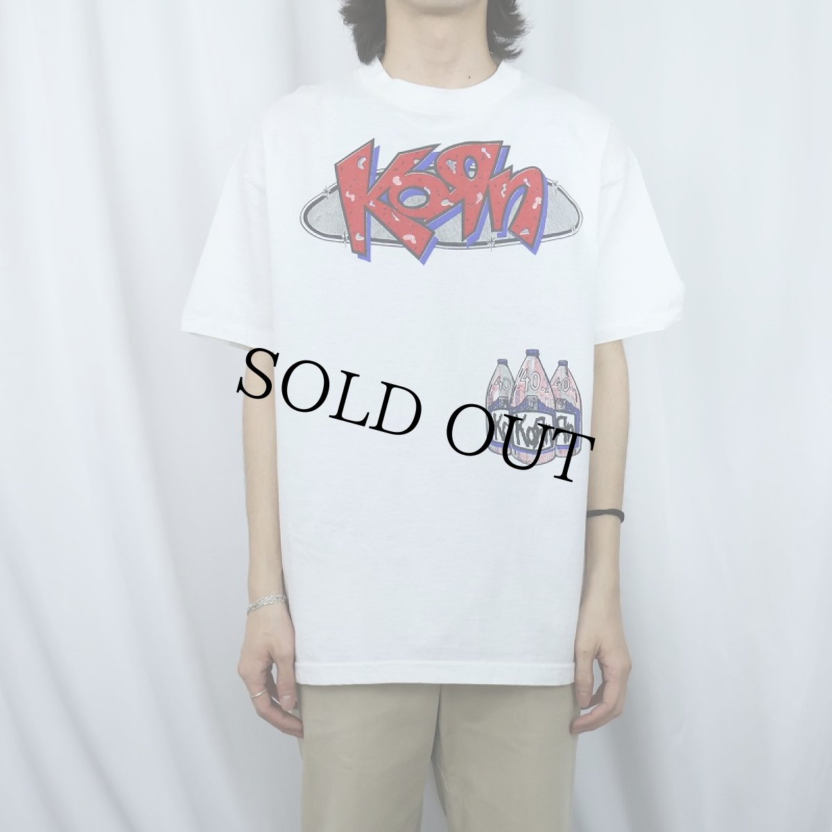 画像3: 90's Korn USA製 "Oz tour" メタルバンドツアーTシャツ L (3)