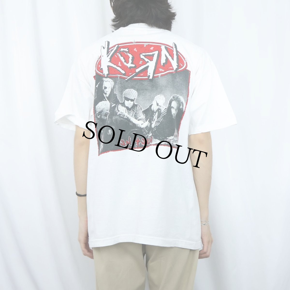 画像4: 90's Korn USA製 "Oz tour" メタルバンドツアーTシャツ L (4)