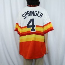 画像4: Majestic "Astros" ゲームシャツ 2XL  (4)