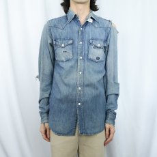 画像2: 50's RANCHCRAFT PENNEY'S デニムウエスタンシャツ (2)