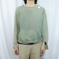 画像2: 50〜60's カットオフ 無地スウェット (2)