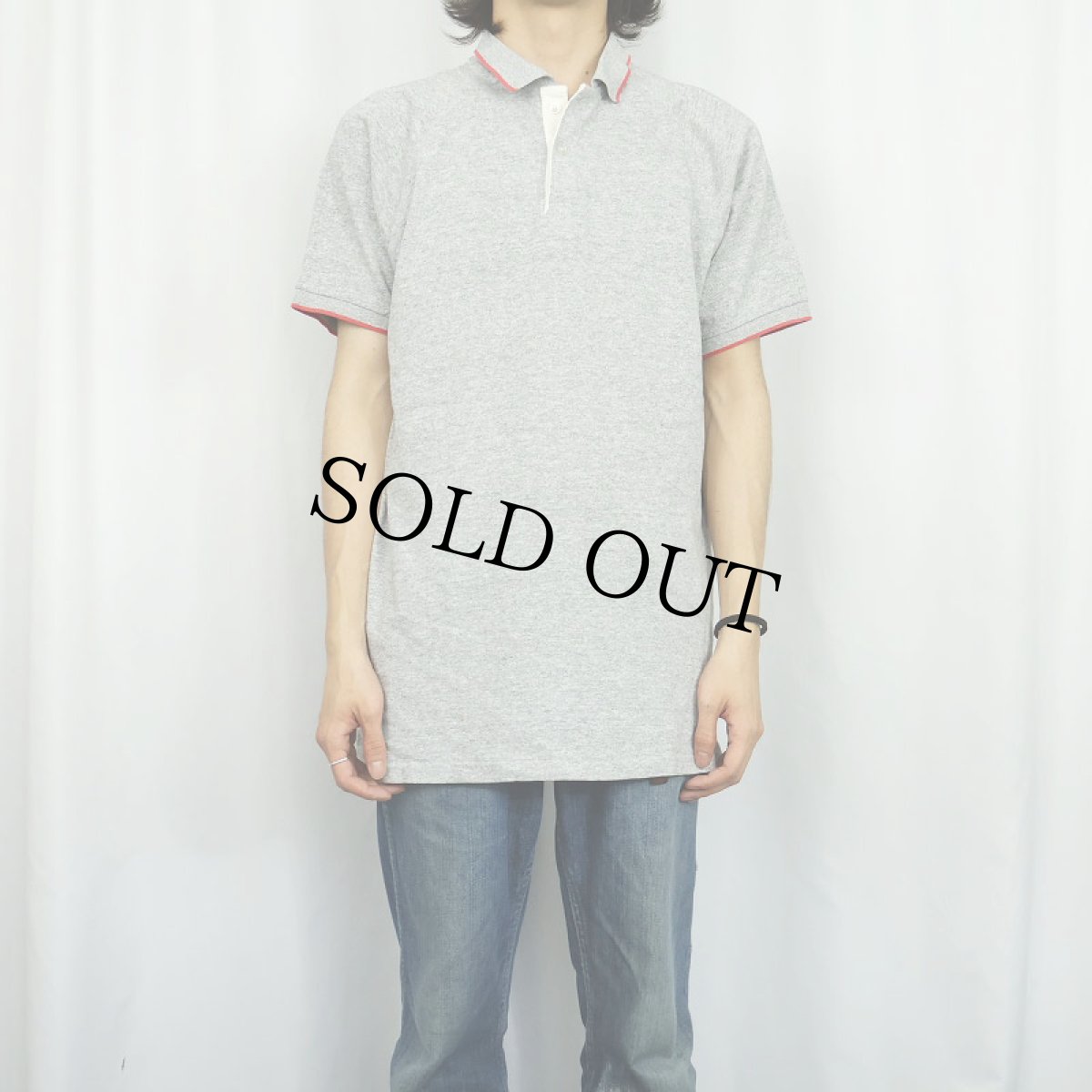 画像2: 【SALE】 80's L.L.Bean×Champion USA製 ポロシャツ L (2)