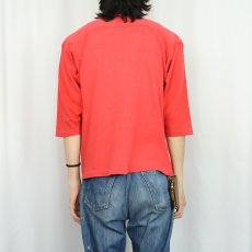 画像3: 70〜80's Champion バータグ USA製 "IOWA STATE" ラバープリント フットボールTシャツ M (3)