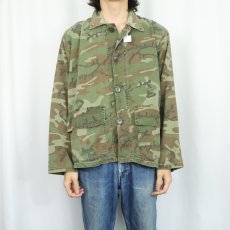 画像2: 60〜70's Chief ウッドランドカモ柄 コットンジャケット (2)