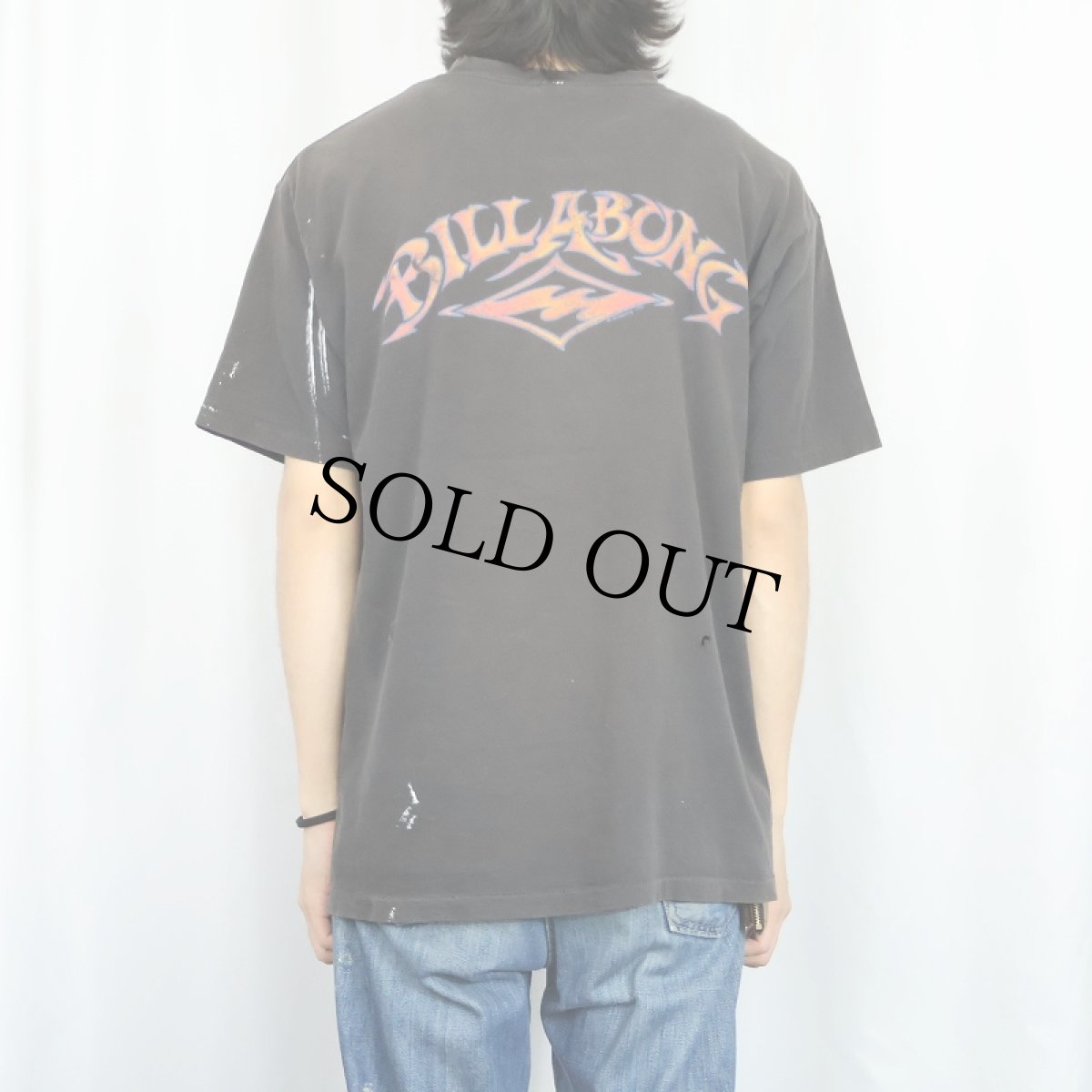 画像4: 90's BILLABONG USA製 ロゴプリントTシャツ L (4)
