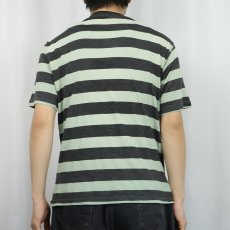 画像3: LE FROG ボーダー柄 Tシャツ M (3)
