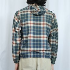 画像3: 60's PETERS Whaler チェック柄 コットンジップパーカー (3)