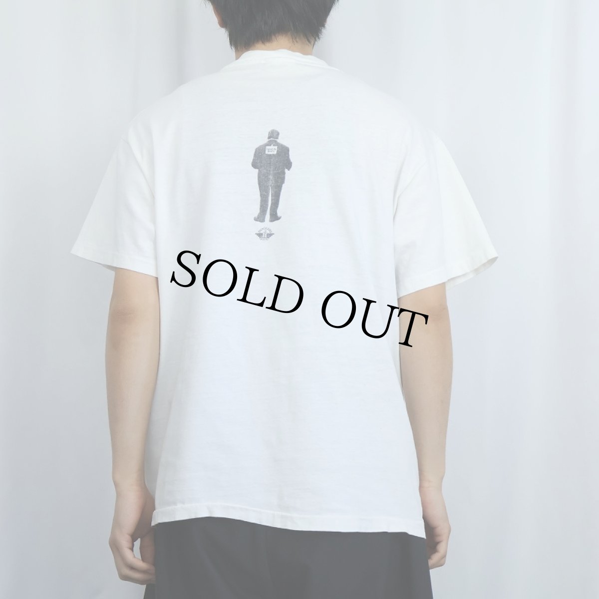 画像4: 90's USA製 "I’M NOT COMFORTABLE" フォトプリントTシャツ L (4)
