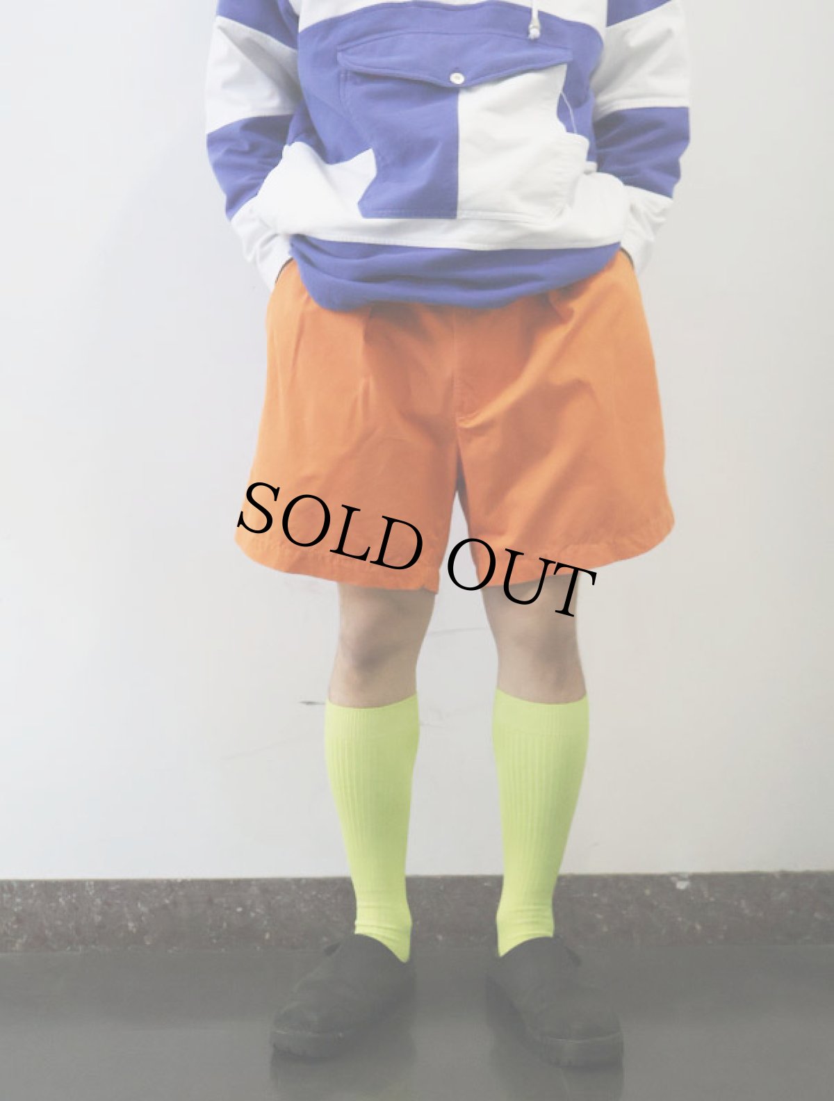 画像2: 90's POLO Ralph Lauren 2タック コットンショーツ W34 (2)