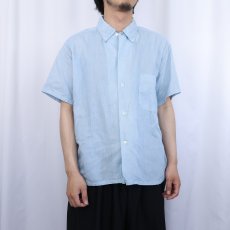 画像2: 60〜70's Peter Kane USA製 ストライプ柄 コットンボタンダウンシャツ L (2)