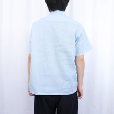 画像3: 60〜70's Peter Kane USA製 ストライプ柄 コットンボタンダウンシャツ L (3)