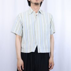 画像2: 〜60's Racquer Shop シアサッカーボタンダウンシャツ M (2)