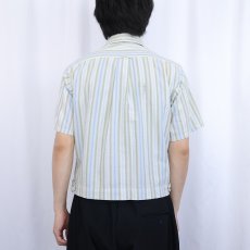 画像3: 〜60's Racquer Shop シアサッカーボタンダウンシャツ M (3)