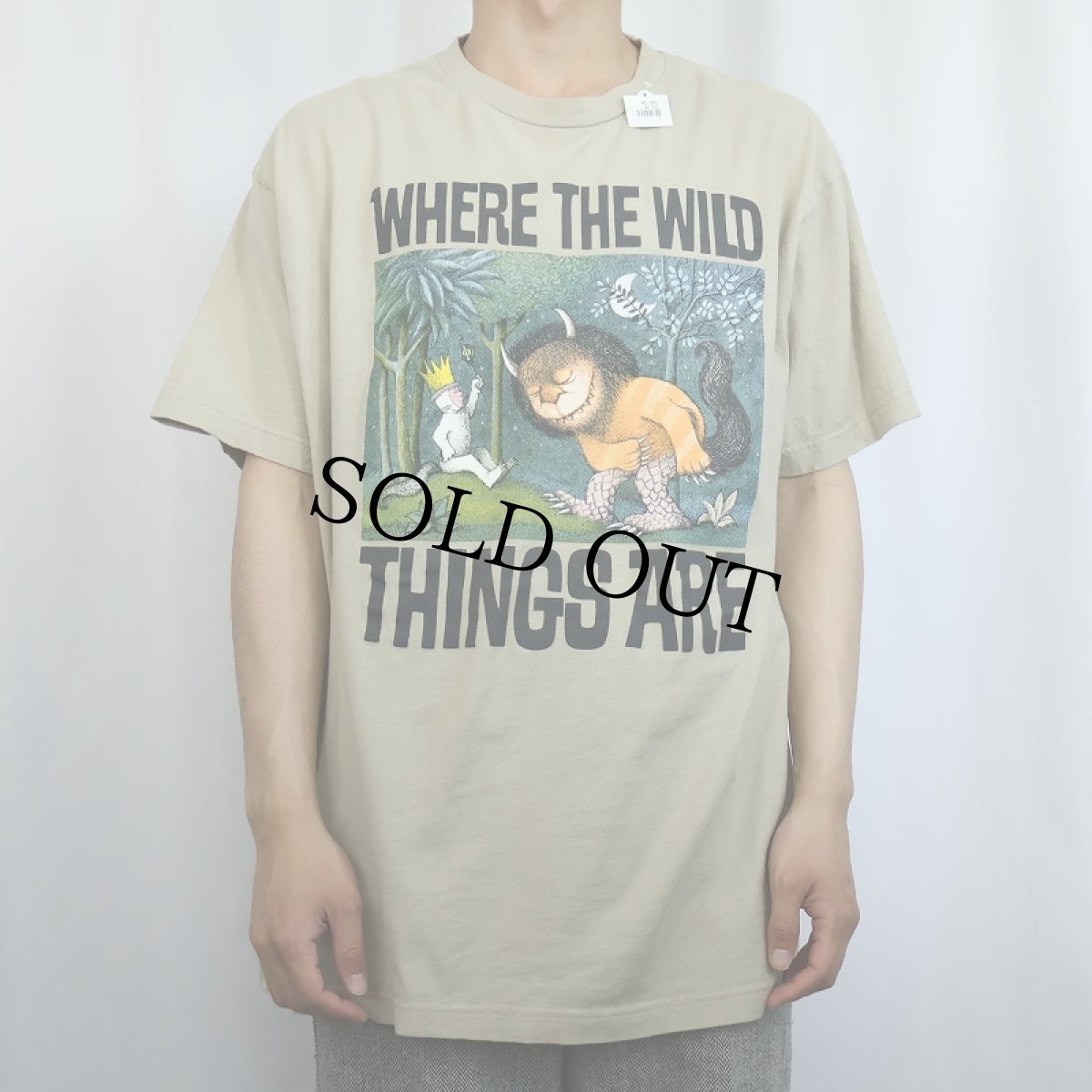 画像2: かいじゅうたちのいるところ 絵本プリントTシャツ XL (2)
