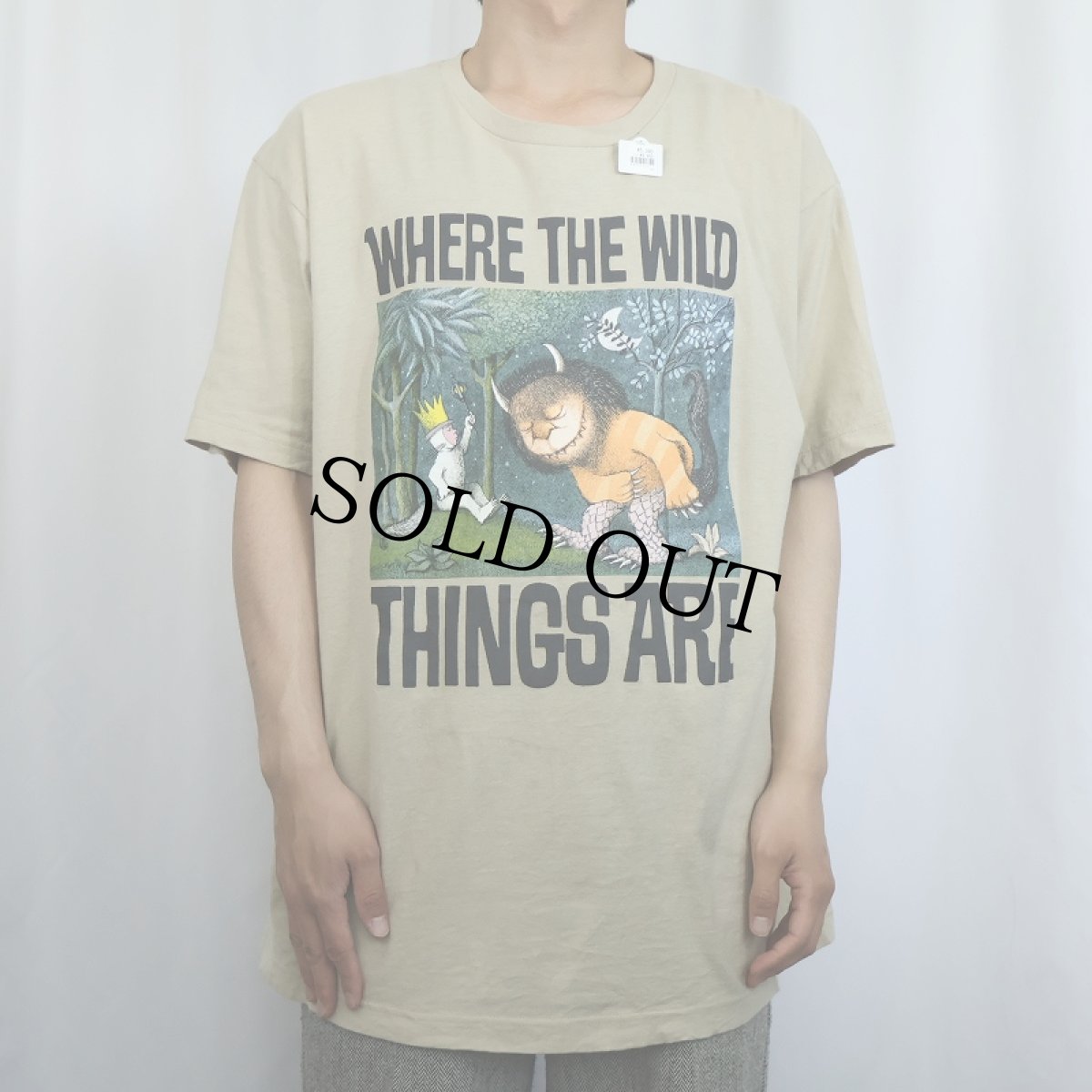画像2: かいじゅうたちのいるところ 絵本プリントTシャツ XL (2)