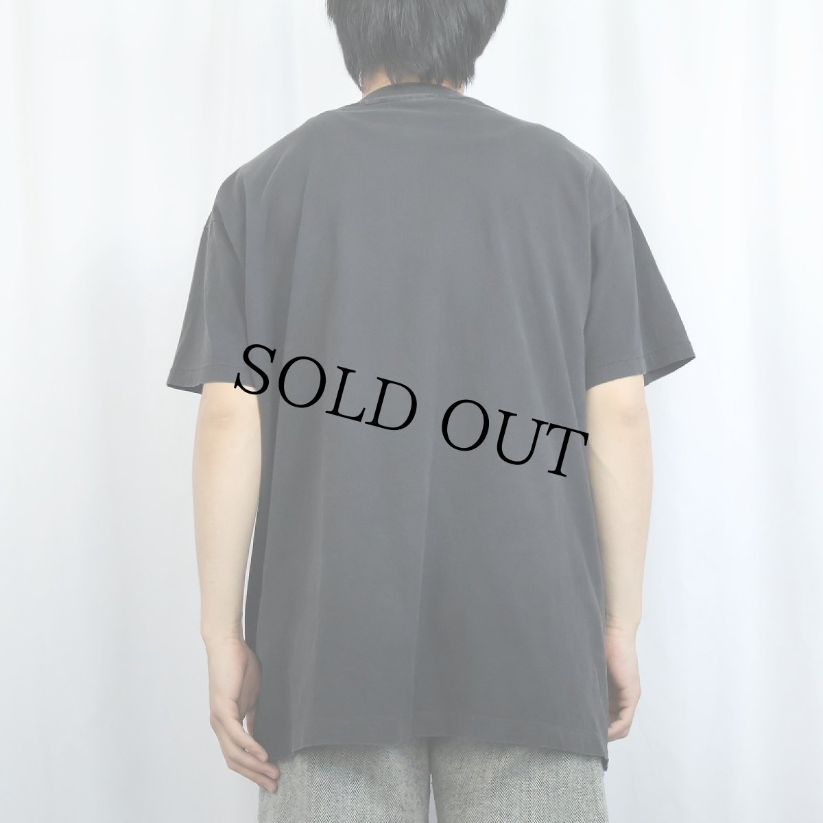 画像3: 90's Hanes USA製 無地 ポケットTシャツ BLACK XL (3)