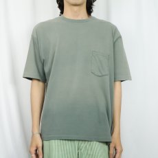 画像2: 90's GAP USA製 無地ポケットTシャツ XL (2)