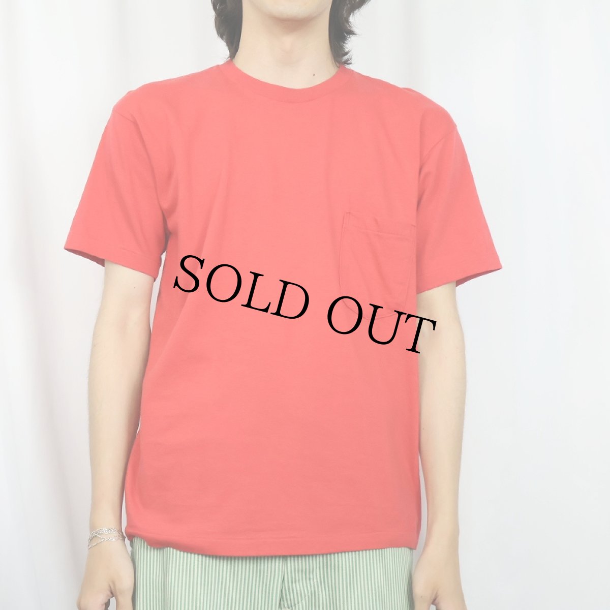 画像2: 90's GAP USA製 無地ポケットTシャツ S (2)