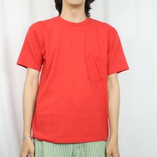 画像2: 90's GAP USA製 無地ポケットTシャツ S (2)