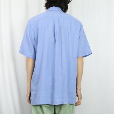 画像3: 90's LANDS' END リネンシャツ L (3)