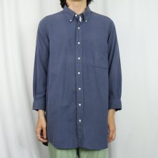 画像2: Ralph Lauren "BLAKE" ポニー無し コットン×ウールボタンダウンシャツ XL (2)