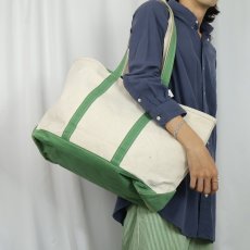 画像2: 90's〜 L.L.Bean USA製 "BOAT AND TOTE" ロングハンドル キャンバストートバッグ LARGE (2)
