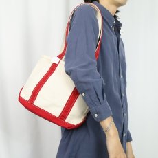 画像2: L.L.Bean "BOAT AND TOTE" ロングハンドル キャンバストートバッグ SMALL (2)