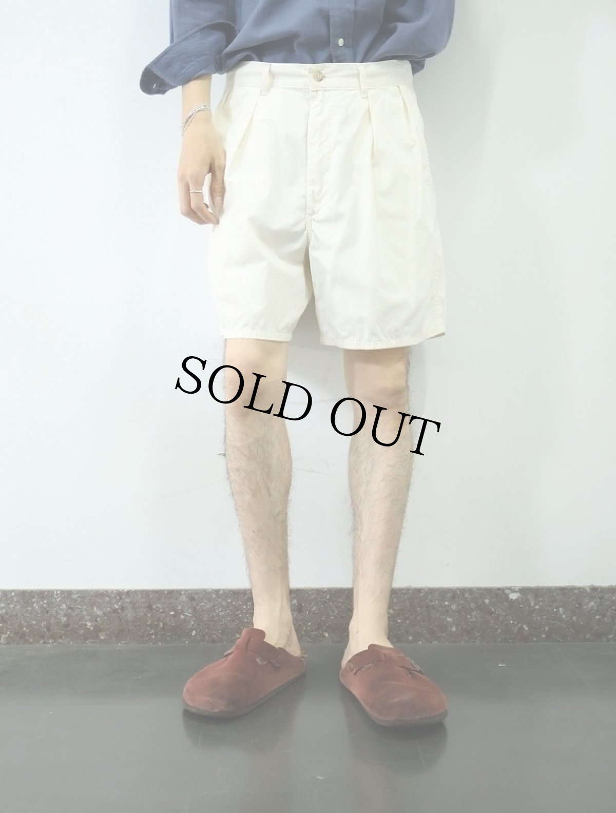 画像2: 90's POLO Ralph Lauren USA製 "POLO CHINO" 2タック コットンチノトラウザーズ W31 (2)