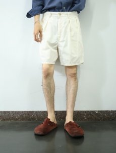 画像2: 90's POLO Ralph Lauren USA製 "POLO CHINO" 2タック コットンチノトラウザーズ W31 (2)