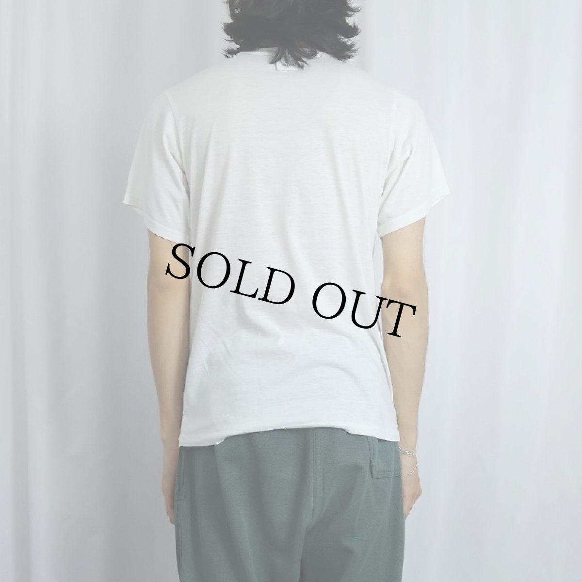 画像3: 70〜80's "YALE" 染み込みプリントTシャツ L (3)