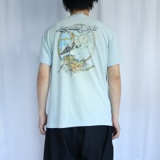 画像4: 70's Lightning Bolt USA製 サーフブランド ロゴプリントTシャツ L (4)