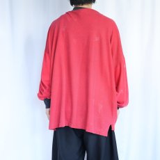 画像3: 90's〜 BODY GLOVE ドット柄切り替え ポケットロンT XL (3)