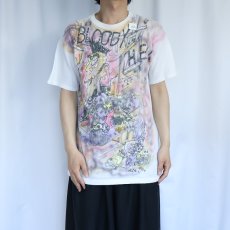 画像2: 90's "BLOODY HELL" ハンドペイントTシャツ XXXL (2)