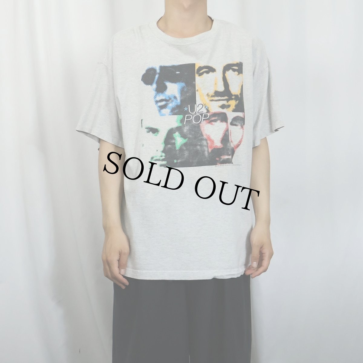 画像3: 90's U2 "POP" ロックバンドアルバムTシャツ XL (3)