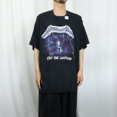 画像3: METALLICA "RIDE THE LIGHTNING" ヘヴィメタルバンドアルバムTシャツ BLACK 2X (3)