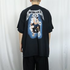 画像4: METALLICA "RIDE THE LIGHTNING" ヘヴィメタルバンドアルバムTシャツ BLACK 2X (4)